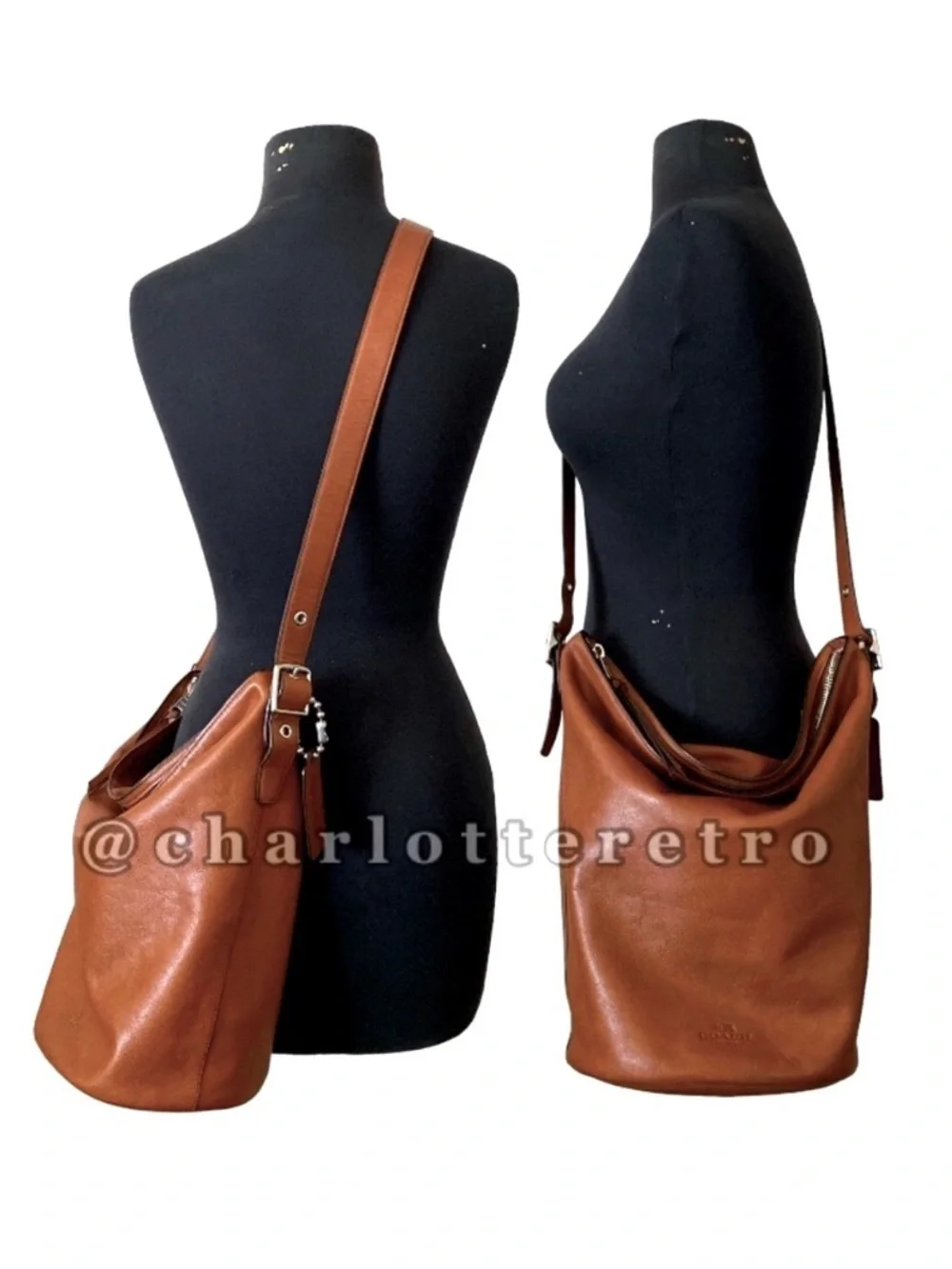 vtg COACH Bleecker Leather Bucket Bag • 32282